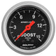 Autometer 2-1/16in 0-15 PSI Mechanical Sport-Comp Boost Pressure Gauge - Burkken Auto Parts