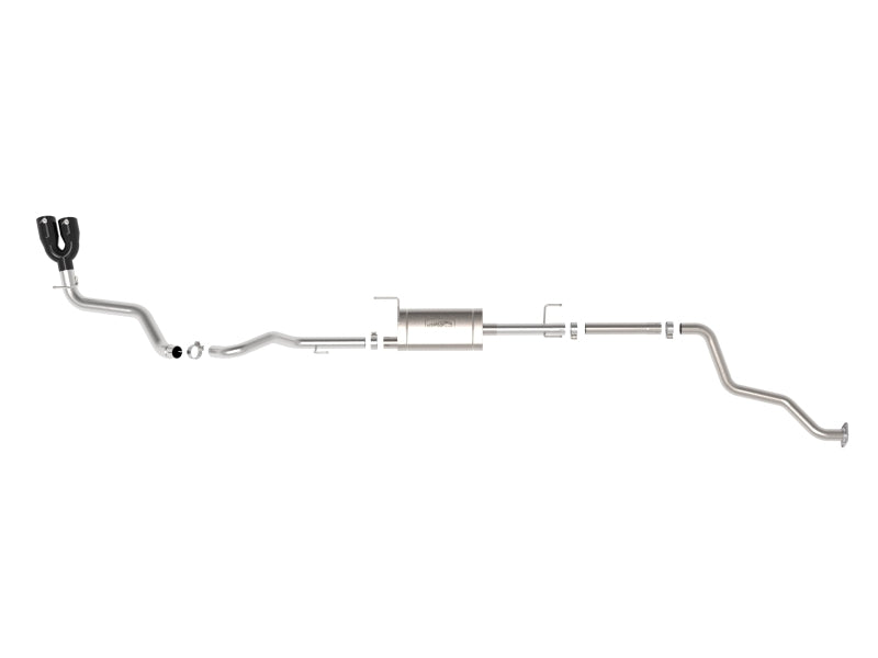 aFe 2024 Toyota Tacoma L4 2.4L Vulcan Series 2.5-3in 304 SS Steel Cat-Back Exhaust w/Black Tips - Burkken Auto Parts