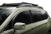 AVS 19-24 Subaru Ascent Ventvisor Front & Rear Window Deflectors 4pc - Smoke - Burkken Auto Parts
