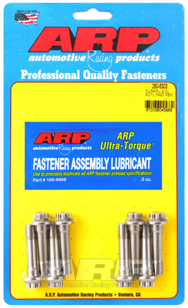 ARP Subaru FA20 2.0L Rod Bolt Kit - Burkken Auto Parts