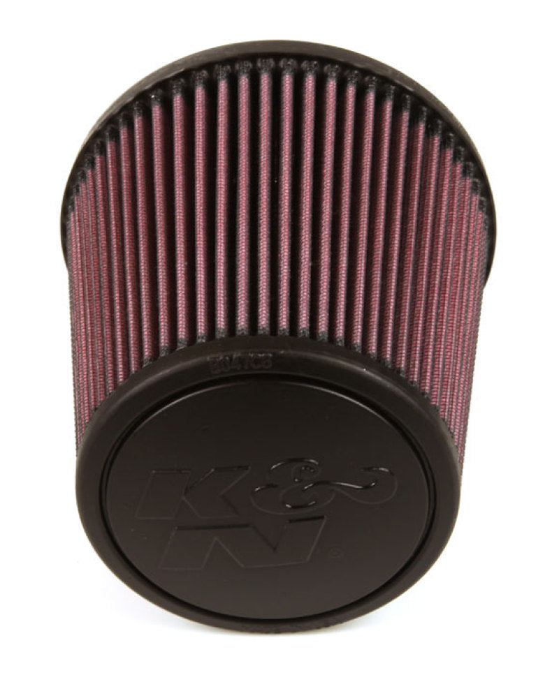 K&N Universal Rubber Filter - Round Tapered 6in Base OD x 3in Flange ID x 6in H - Burkken Auto Parts