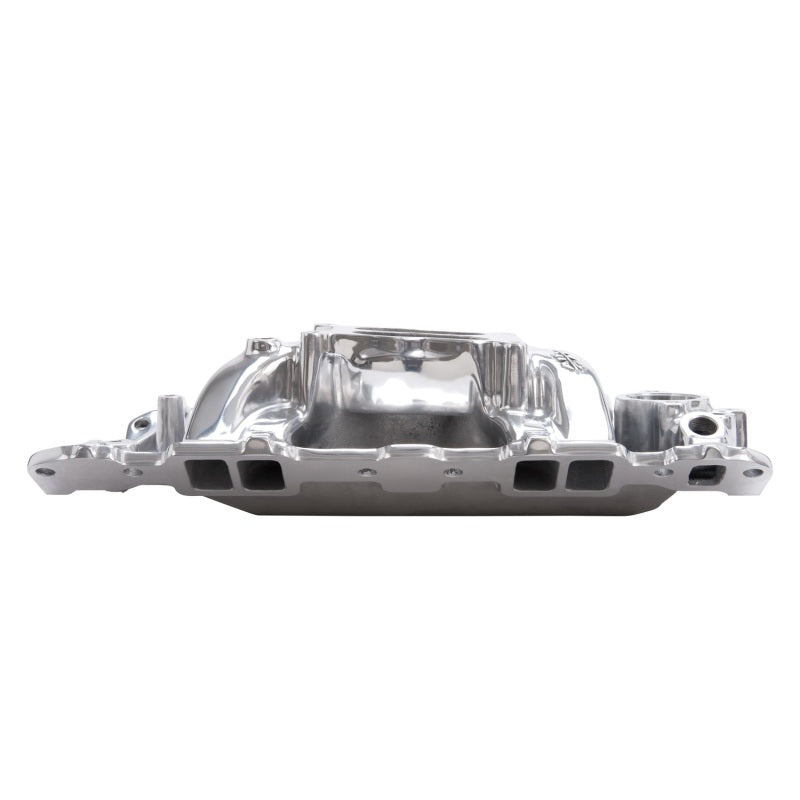 Edelbrock SBC Perf Air Gap Manifold Polished - Burkken Auto Parts