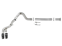 aFe Power 15-16 Ford F250/F350 6.7L Diesel Rebel XD 4in 409 SS DPF-Back Exhaust System - Black Tips - Burkken Auto Parts