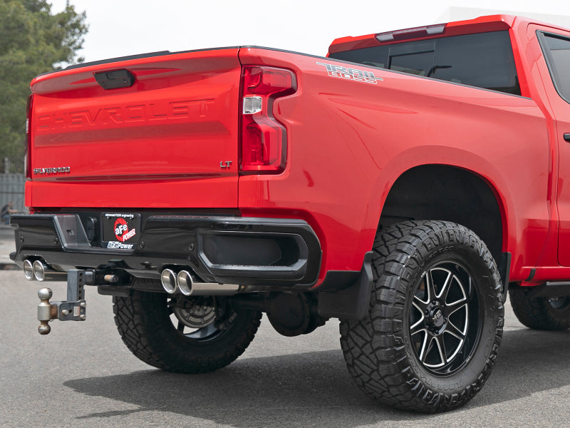 aFe Vulcan Series 3in 304SS Exhaust Cat-Back Exh w/ Pol Tips 2019 GM Silverado / Sierra 1500 V8-5.3L - Burkken Auto Parts