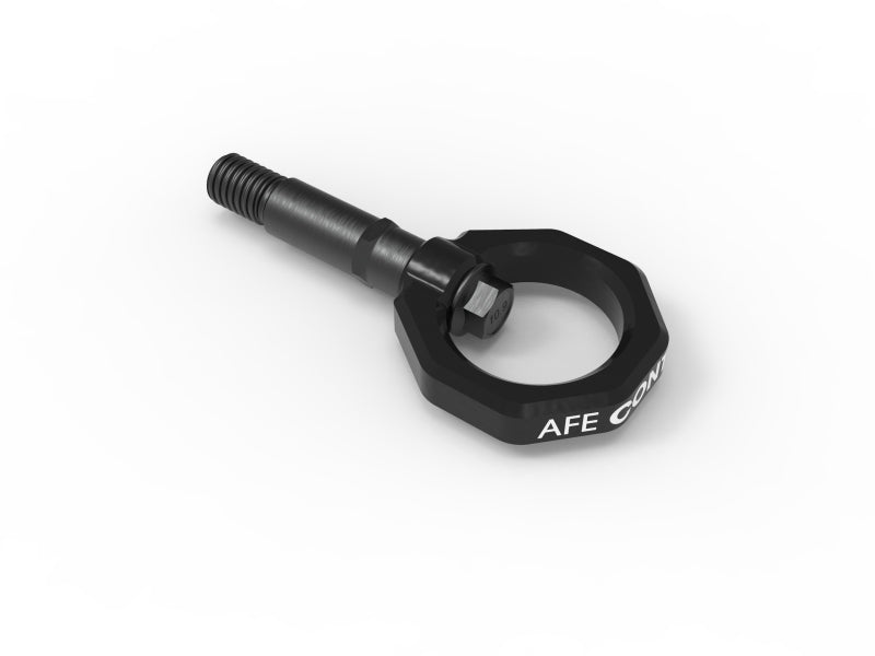aFe Control Rear Tow Hook Black 20-21 Toyota GR Supra (A90) - Burkken Auto Parts