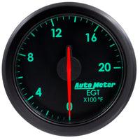 Autometer Airdrive 2-1/16in EGT Gauge 0-2000 Degrees F - Black - Burkken Auto Parts