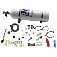 Nitrous Express Sub C Nitrous Kit (25-35-50HP) w/15lb Bottle - Burkken Auto Parts