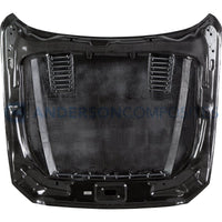 Anderson Composites 15-17 Ford Mustang (Excl. GT350/GT350R) Super Snake Double Sided Hood - Burkken Auto Parts