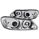 ANZO 2000-2004 Infiniti I30 Projector Headlights w/ Halo Chrome - Burkken Auto Parts