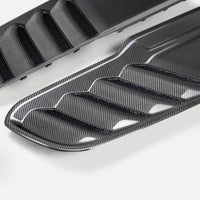 Anderson Composites 2021 Dodge RAM TRX Carbon Fiber Hood Vents - Type OE - Burkken Auto Parts