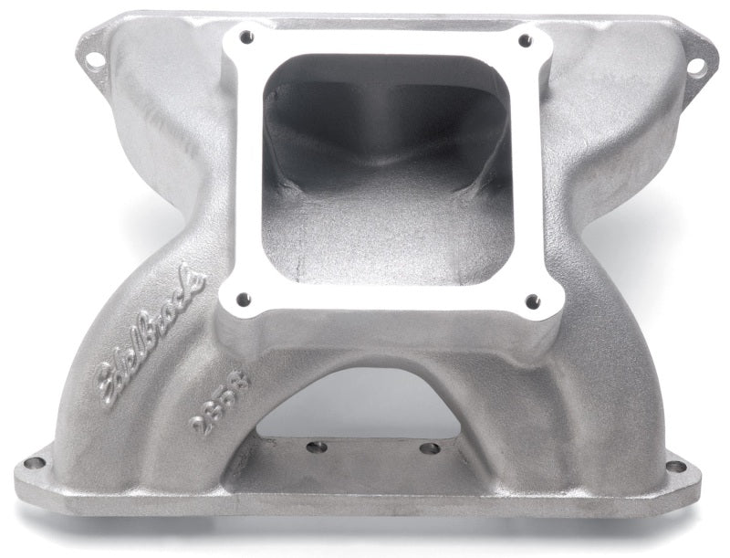 Edelbrock Manifold SBC Victor Spider Glidden 18 Deg Heads Dominator Flange - Burkken Auto Parts
