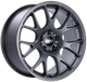 BBS CH-R 19x9.5 5x120 ET35 Satin Titanium Polished Rim Protector Wheel -82mm PFS/Clip Required - Burkken Auto Parts