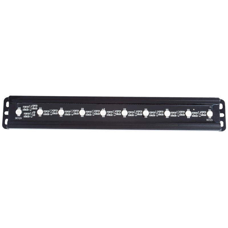 ANZO Universal 12in Slimline LED Light Bar (Blue) - Burkken Auto Parts