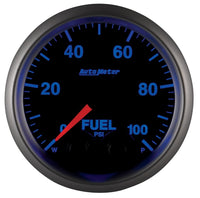 Autometer Elite 52mm 0-100 PSI Fuel Pressure Peak & Warn w/ Electronic Control Gauge - Burkken Auto Parts