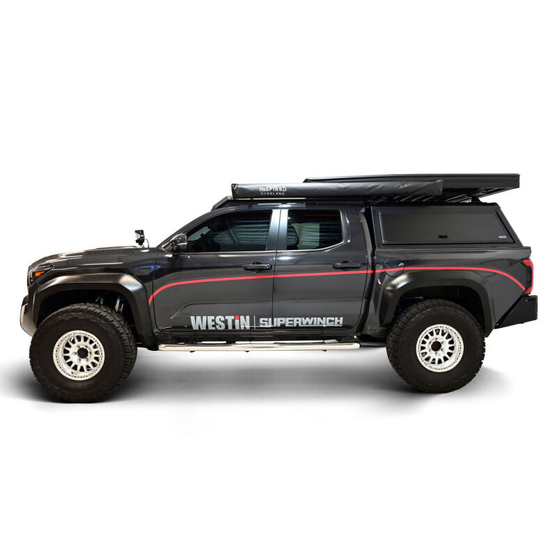 Westin 2024 Tacoma Double Cab E-Series 3 Nerf Step Bars - Stainless Steel - Burkken Auto Parts