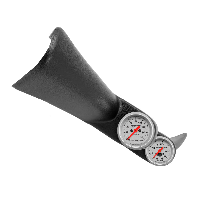 Autometer 00-06 Chevy Duramax/Silverado Black Dual Pillar Ultra-Lite Gauge Kit - Burkken Auto Parts
