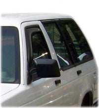 AVS 80-96 Ford Bronco Standard Cab Ventvisor In-Channel Window Deflectors 2pc - Smoke - Burkken Auto Parts