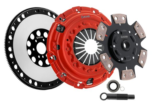 Action Clutch 04-08 Acura TSX 2.4L (K24A2) Stage 3 Clutch Kit (1MS) w/Lightened Flywheel - Burkken Auto Parts