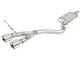aFe MACHForce XP 2-1/2in SS-304 Cat-Back Exhausts w/ Polished Dual Tips 2008 VW Golf R32 V6-3.2L MKV - Burkken Auto Parts