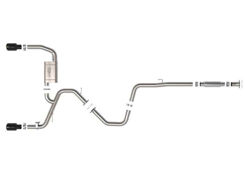 aFe Takeda Hyundai Elantra N 22-23 L4-2.0L (t) 3in 304 SS Cat-Back Exhaust w/ Black Tips - Burkken Auto Parts