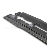 Anderson Composites 16-17 Ford Focus RS Type-AR Rocker Panel Splitter - Burkken Auto Parts