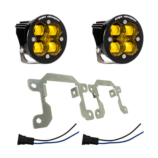Baja Designs Ford/Subaru SAE Squadron Fog Light Pocket Kit - Amber - Burkken Auto Parts