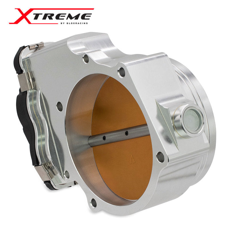 BLOX Racing 2015+ Dodge Hellcat / Jeep Trackhawk 6.2L 105mm Electronic Billet Throttle Body - Silver - Burkken Auto Parts