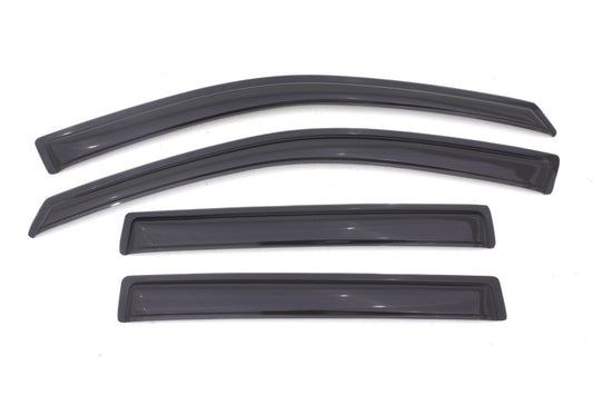 AVS 11-17 Jeep Compass (Old Body Style) Ventvisor Outside Mount Window Deflectors 4pc - Smoke - Burkken Auto Parts