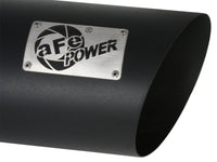 aFe MACHForce XP Exhausts Tips SS-304 EXH Tip 4In x 7Out x 18L Bolt-On (blk) - Burkken Auto Parts