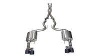Corsa 18-23 Ford Mustang 5.0L V8 3in Sport Cat-Back Dual Rear Exit w/ 4in Black PVD Pro-Series Tips - Burkken Auto Parts