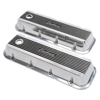 Edelbrock Valve Cover Elite II Chevrolet 1965 and Later 396-502 Big Block V8 Polished - Burkken Auto Parts