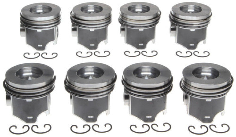Mahle OE GMC Trk6.6L V8 Duramax Diesel 2001-2005 Right Hand Piston .030 Piston Set (Set of 4) - Burkken Auto Parts