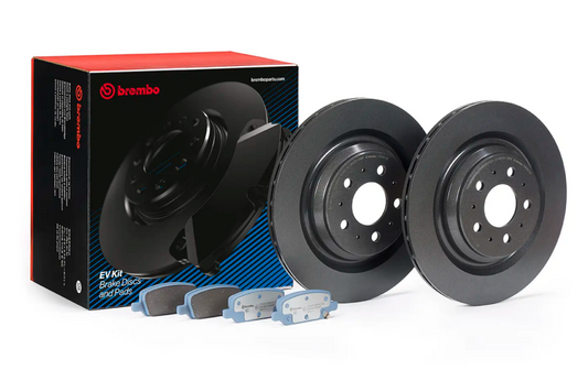 Brembo OE 17-21 Tesla Model 3/20-21 Model Y EV Brake Kit - Rear - Burkken Auto Parts