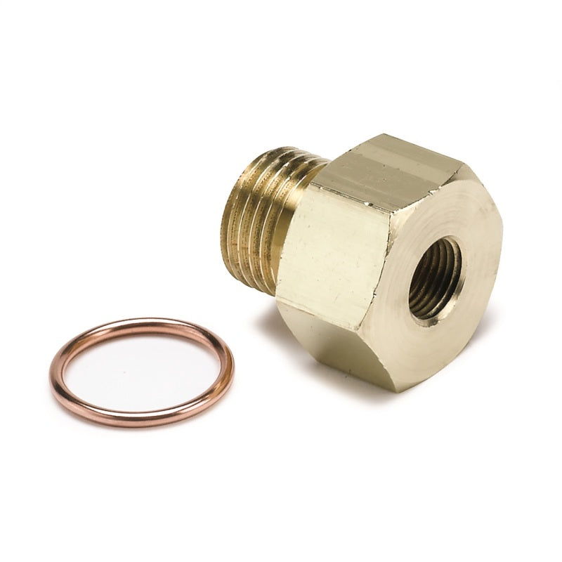 Autometer Metric Oil Pressure Adapter - 1/8in NPT to M16x1.5 - Burkken Auto Parts