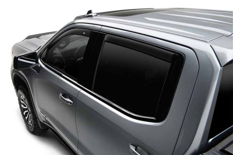AVS 07-18 Jeep Wrangler Unlimited Ventvisor Low Profile Window Deflectors 4pc - Matte Black - Burkken Auto Parts