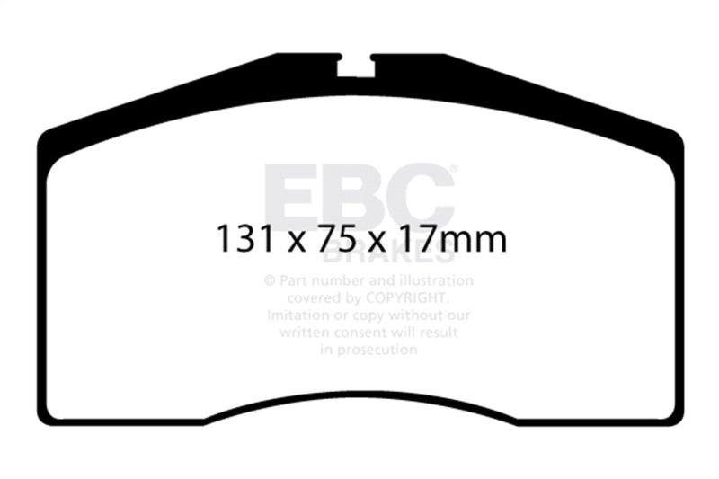 EBC 92-95 Porsche 928 5.4 Greenstuff Front Brake Pads - Burkken Auto Parts