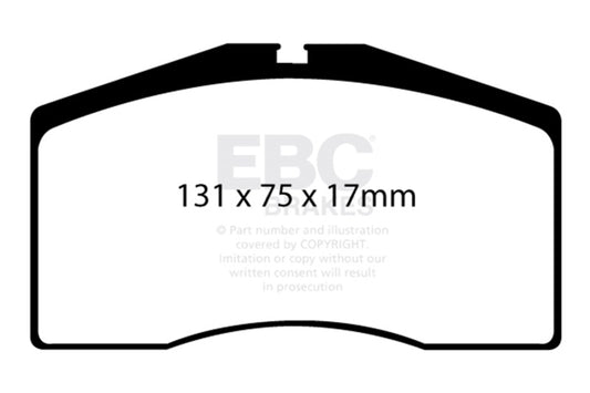 EBC 92-95 Porsche 928 5.4 Greenstuff Front Brake Pads - Burkken Auto Parts