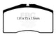 EBC 92-95 Porsche 928 5.4 Greenstuff Front Brake Pads - Burkken Auto Parts