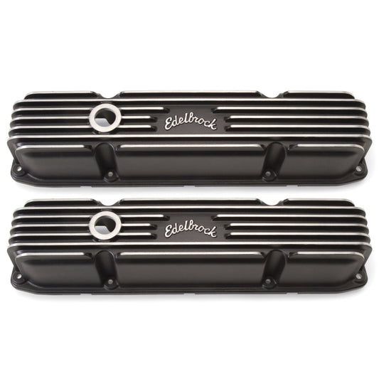 Edelbrock Valve Cover Classic Series Chrysler 383/440 CI V8 Black - Burkken Auto Parts