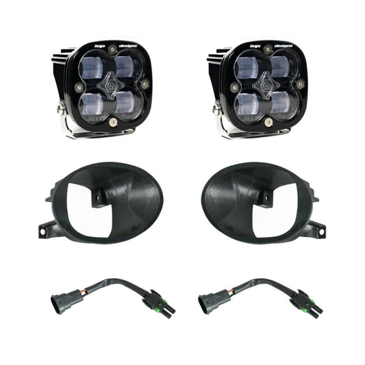 Baja Designs 19-22 Mercedes Sprinter 1500/2500/3500 Squadron SAE Fog Pocket Light Kit - Burkken Auto Parts