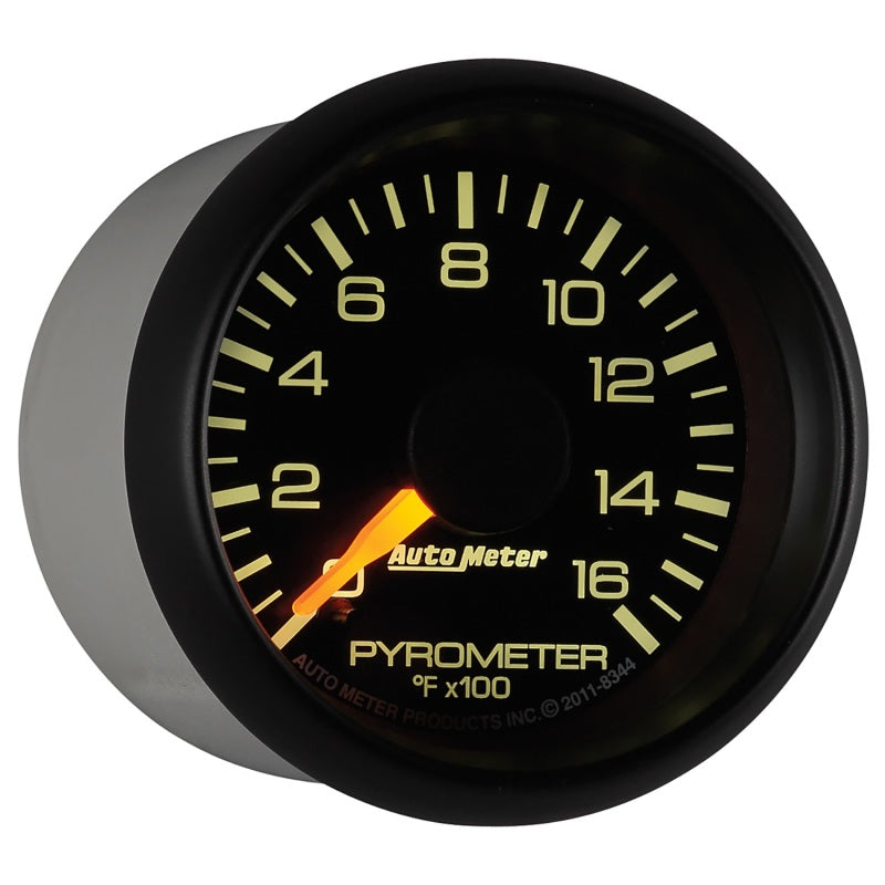 Autometer Factory Match GM 2-1/16in 1600 Degree Electric Pyrometer (EGT) Gauge - Burkken Auto Parts