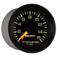 Autometer Factory Match GM 2-1/16in 1600 Degree Electric Pyrometer (EGT) Gauge - Burkken Auto Parts