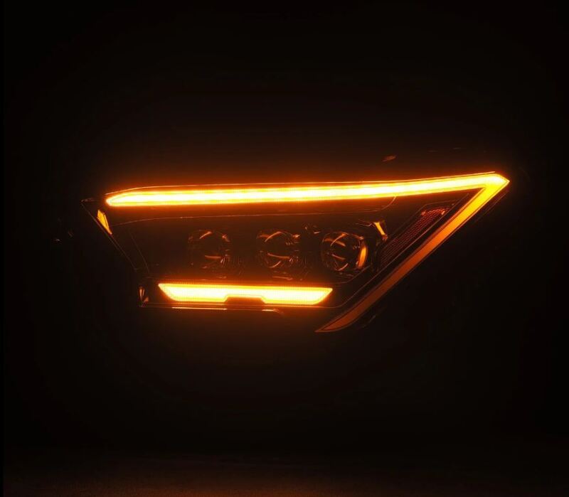 AlphaRex 2024 Toyota Tacoma NOVA-Series Projector Headlights (Pair) - Alpha-Black w/Activation Light - Burkken Auto Parts