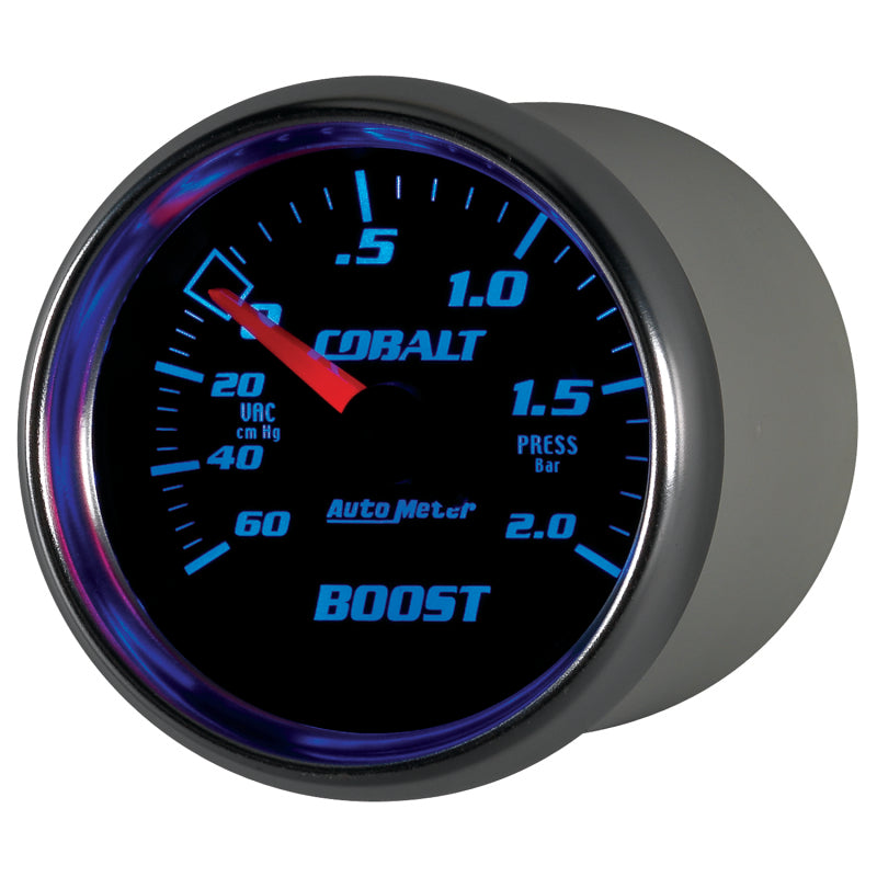 Autometer Cobalt 52mm 2 BAR Mechanical Boost Gauge - Burkken Auto Parts