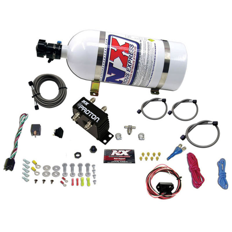 Nitrous Express Proton Fly By Wire Nitrous Kit w/10lb Bottle - Burkken Auto Parts