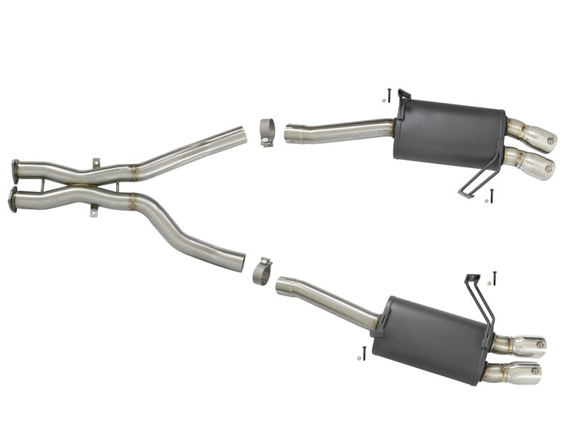 aFe MACH Force-Xp 2-1/2in 304 SS Cat-Back Exhaust w/Polished Tips 05-08 BMW Z4 M Coupe (E86) L6 3.2L - Burkken Auto Parts
