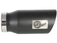 aFe MACH Force-XP 409 SS Right Side Single Wall Exhaust Tip 5in Inlet x 7in Outlet x 15in L - Burkken Auto Parts