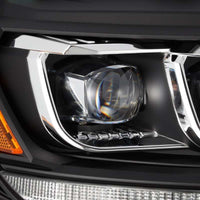 AlphaRex 19-21 Ford Ranger NOVA LED Proj Headlights Plank Style Black w/Activ Light/Seq Signal/DRL - Burkken Auto Parts