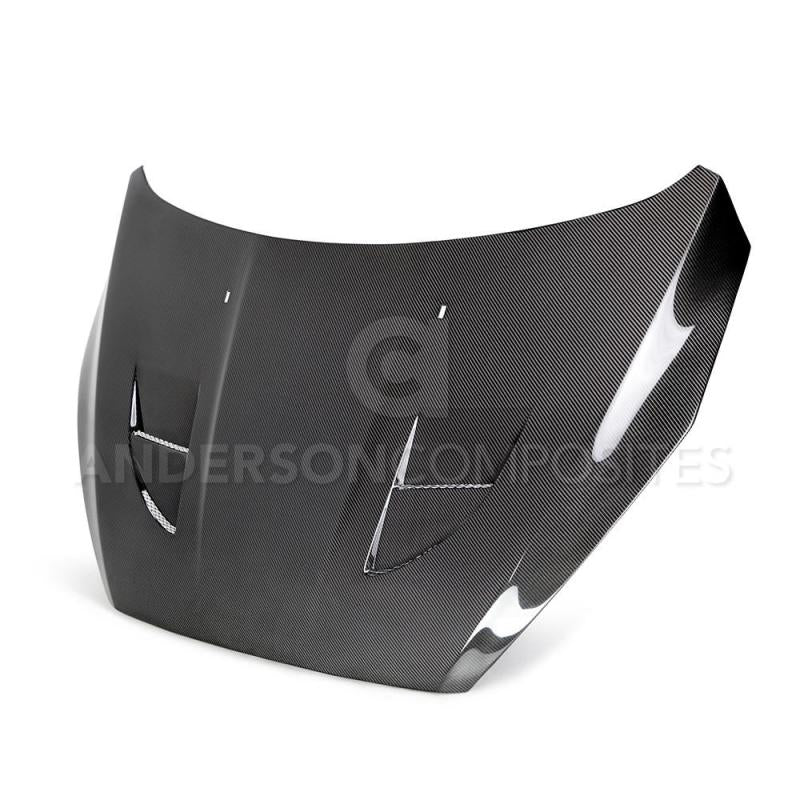 Anderson Composites 2015+ Ford Focus RS Type-SA Carbon Fiber Hood - Burkken Auto Parts