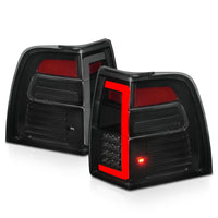ANZO 07-17 Ford Expedition LED Taillights w/ Light Bar Black Housing Smoke Lens - Burkken Auto Parts